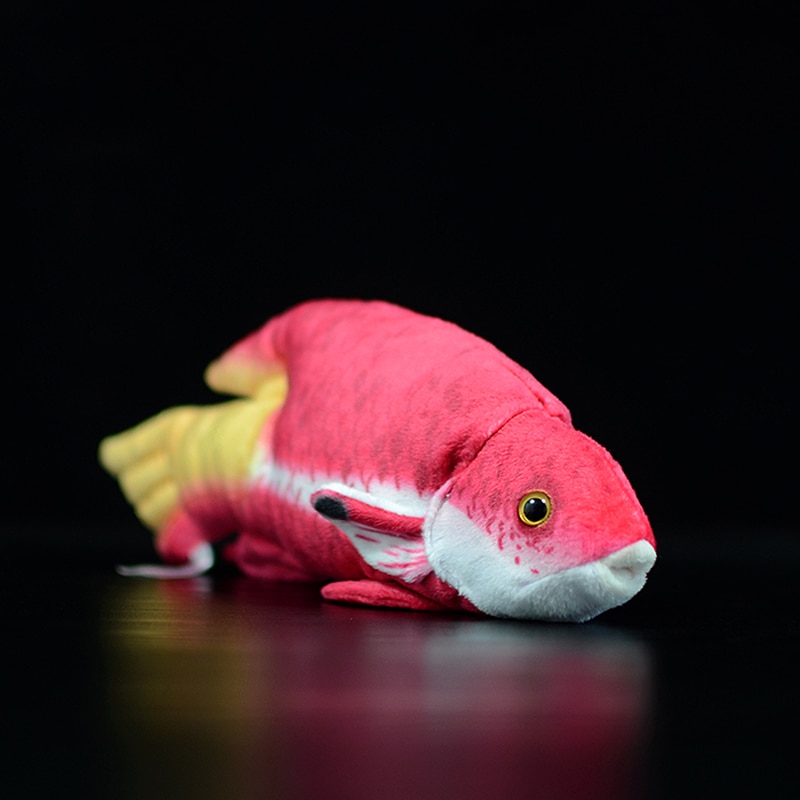 Tricolor Arowana Fish Soft Plush Toy