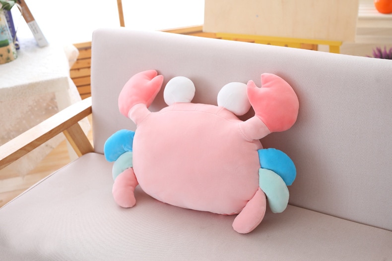 20-50cm Colorful Crab Doll Pillow Plush Toy Cartoon Soft Cute Sea Animal Kids Gift Home Decor Creative Down Cotton Stuffed Toys