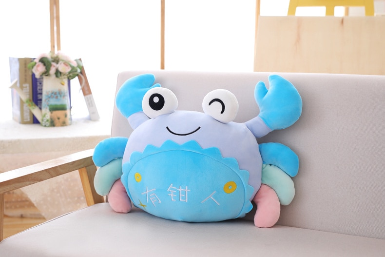 20-50cm Colorful Crab Doll Pillow Plush Toy Cartoon Soft Cute Sea Animal Kids Gift Home Decor Creative Down Cotton Stuffed Toys