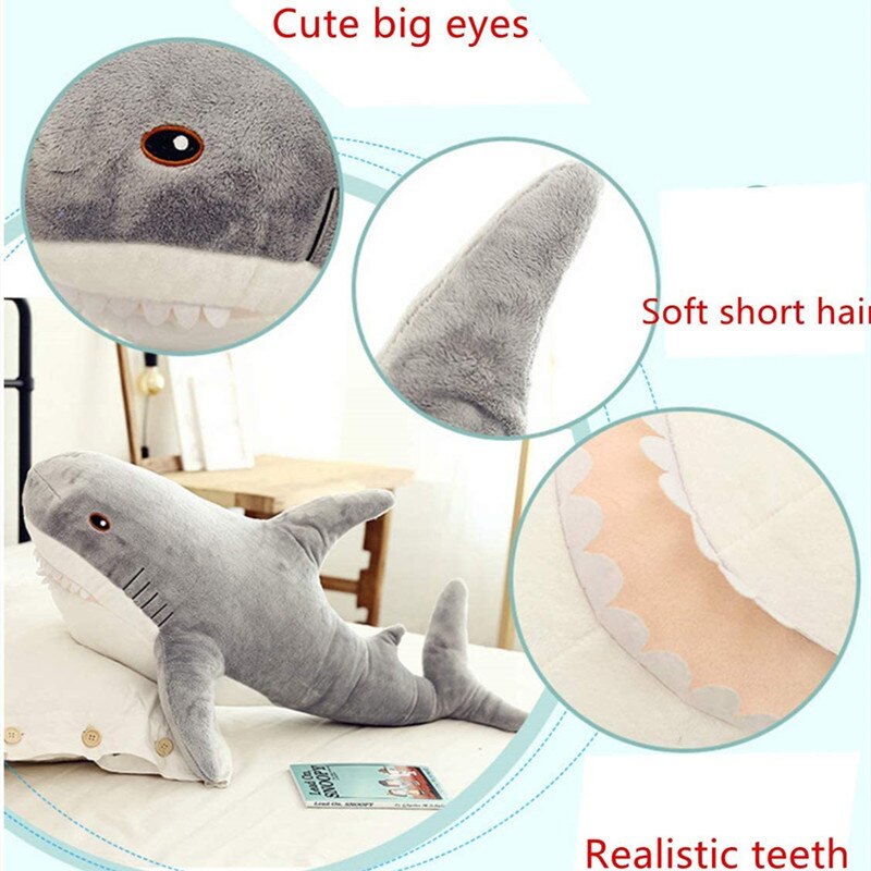 100cm shark plush