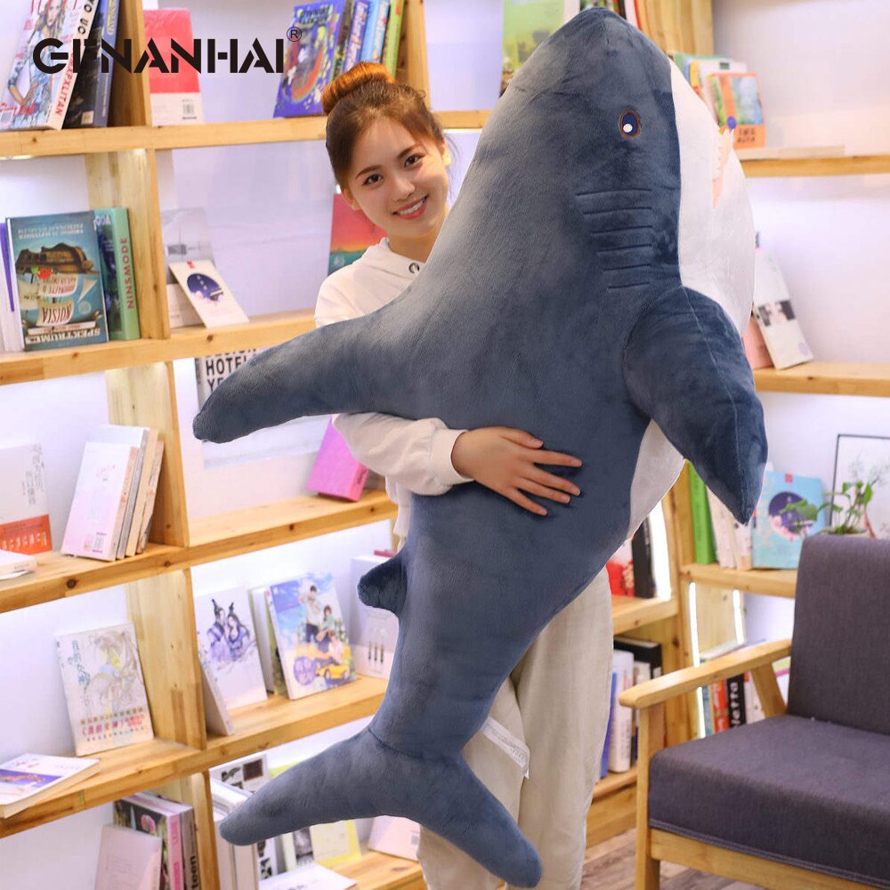 Realistic Soft Giant Shark Plush Toy