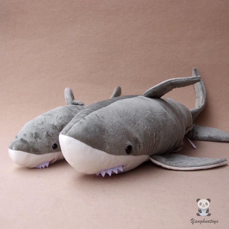 Shark Doll Great White Shark Plush Toys Real Life Marine Animals Submarine Story