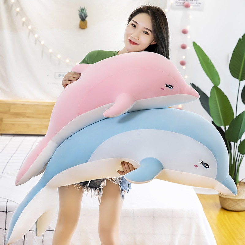 55cm Dolphin Soft Stuffed Plush Pillow