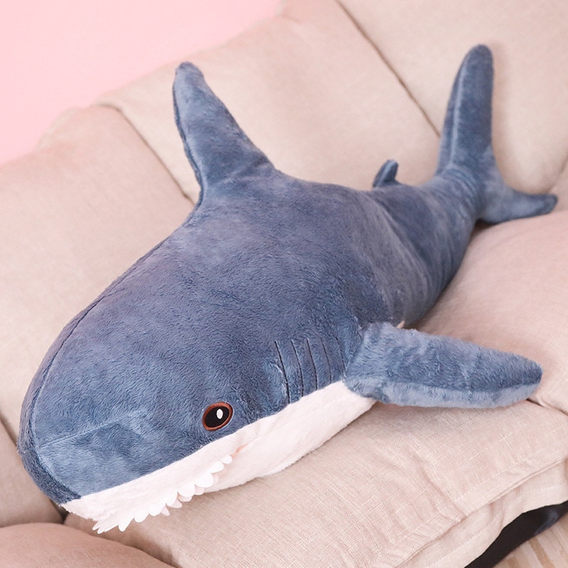 80/100cm Shark Stuffed Plush Toy Pillow Appease Cushion Gift For Children Plush Toys Stuffed Toy Shark Plush
