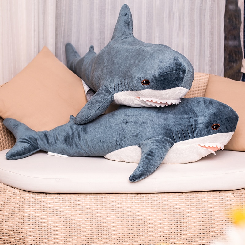 Realistic Shark Stuffed Plush Pillow