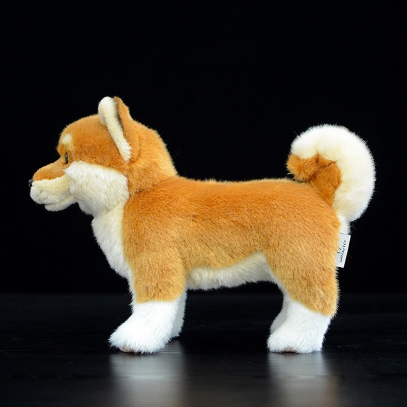 20cm Japanese Shiba Inu Plush Toys Kawaii Simulation Yellow Dog Stuffed Animal Dolls Soft Toys For Children Gifts