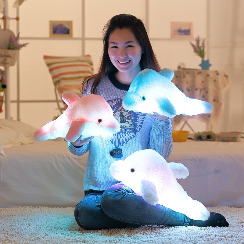Glowing Dolphin Stuffed Plush Toy