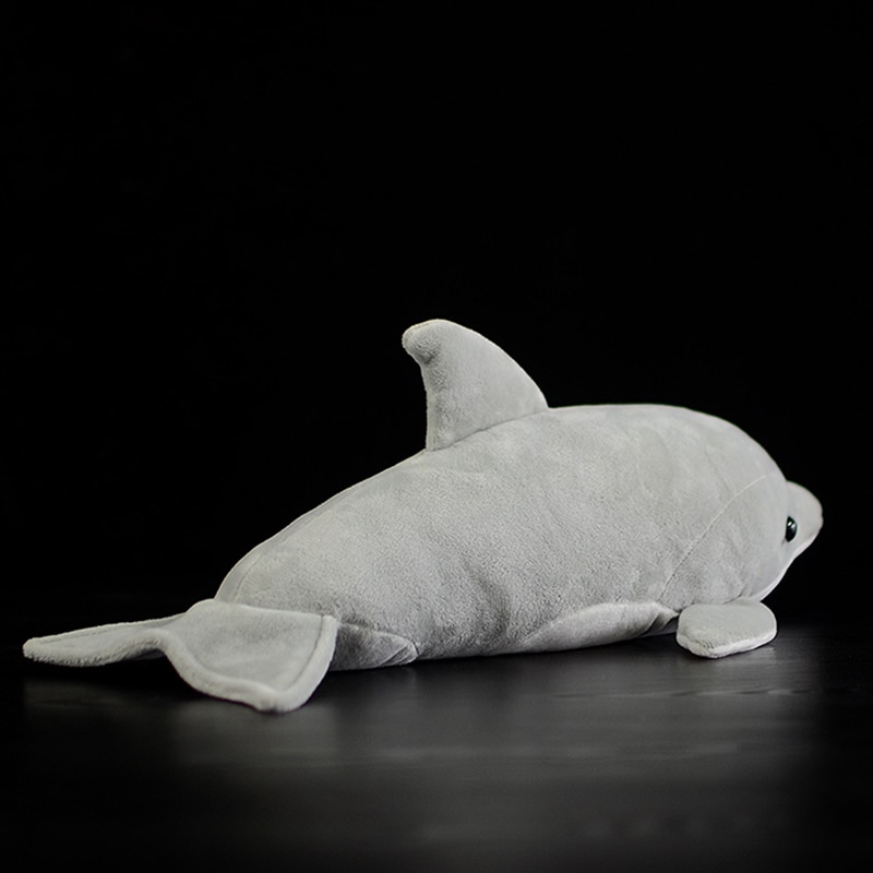 40CM Cute Dolphins Figurine Simulation Lifelike Bottlenose Oceanic Delphinidae Plush Toy Simulation Animal Doll for Kids Gift