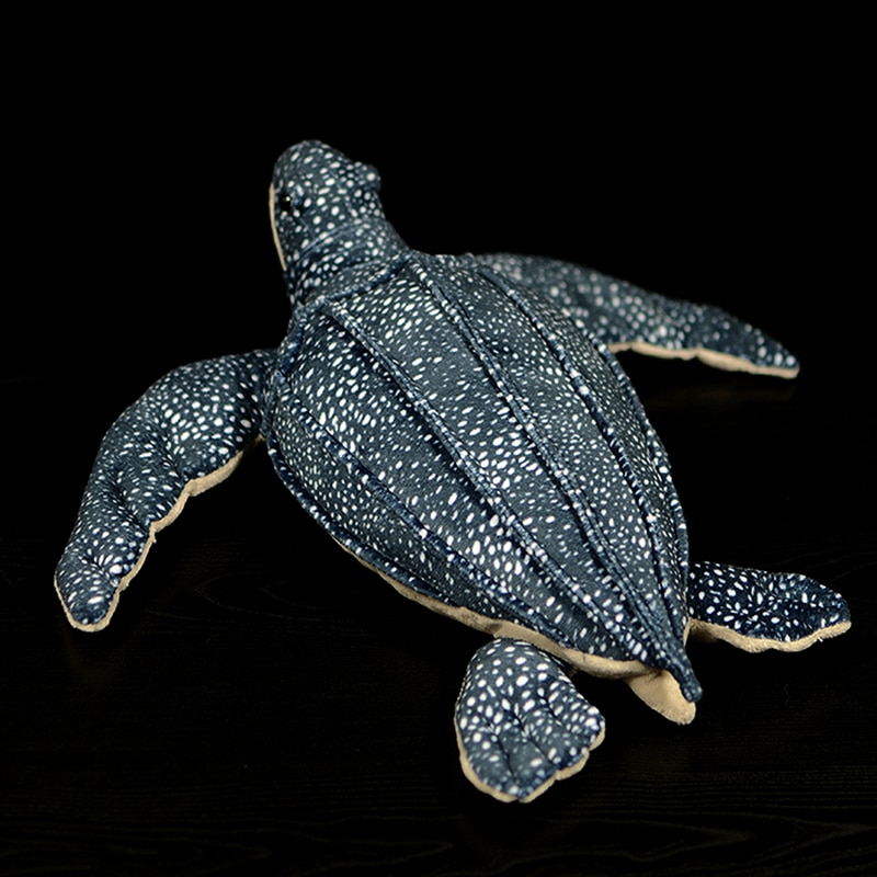 30cm Real Life Soft Leatherback Turtle Stuffed Toy Lifelike Sea Life Animals Tortoise Model Plush Dolls For Kids Gift Simulation