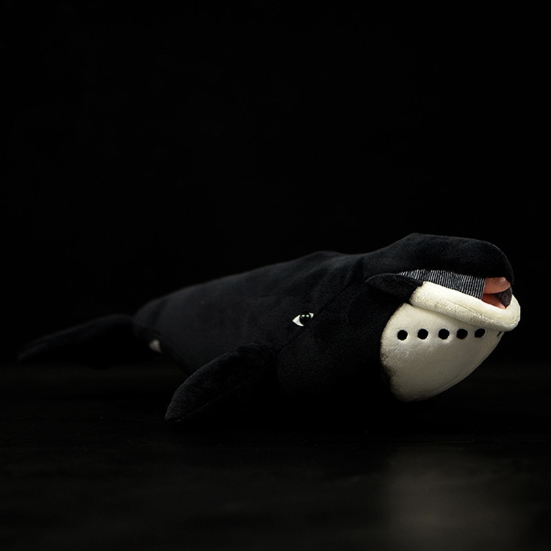 Bowhead whale Stuffed Plush Toys Model Sea Animals Soft Cute Lovely Simulation Balaena mysticetus Dolls For Children Baby Gift