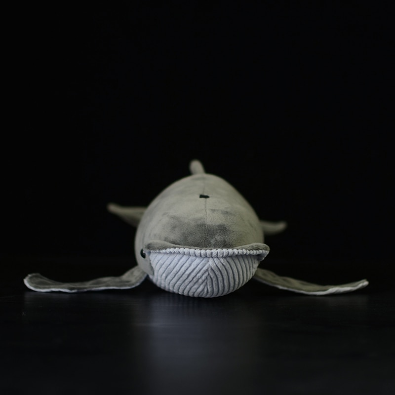 40cm Lifelike Great Balaenoptera Stuffed Toy Soft Fish Plush Toys Simulation Ocean Animal Toy Christmas Rorquals Gifts For Kids