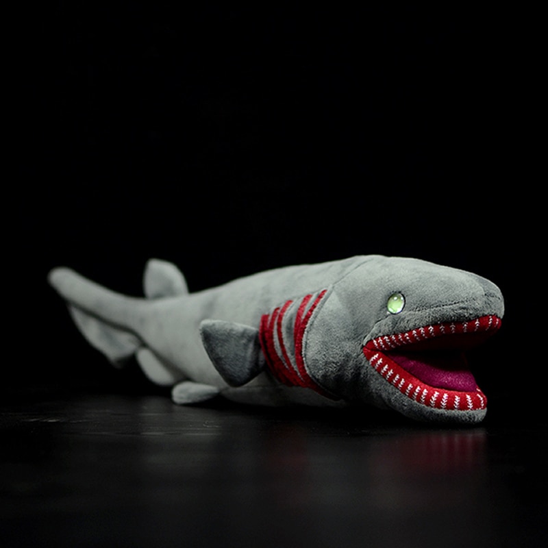 Grey Frilled Shark Soft Plush Toy