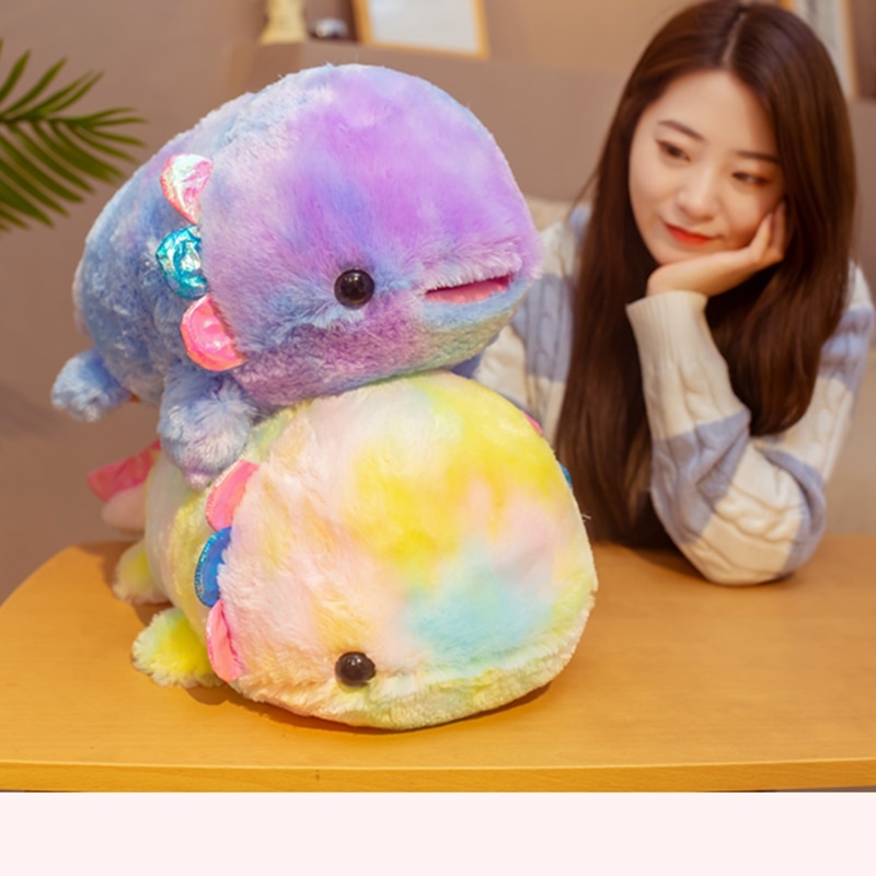 Rainbow Axolotl Fish Soft Plush Toy