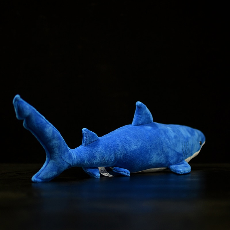 Cute Tropical Fish Great Blue Shark Great Blue Whaler Stuffed Plush Toys Simulation Doll Prionace Glauca Animals For Kids Gift