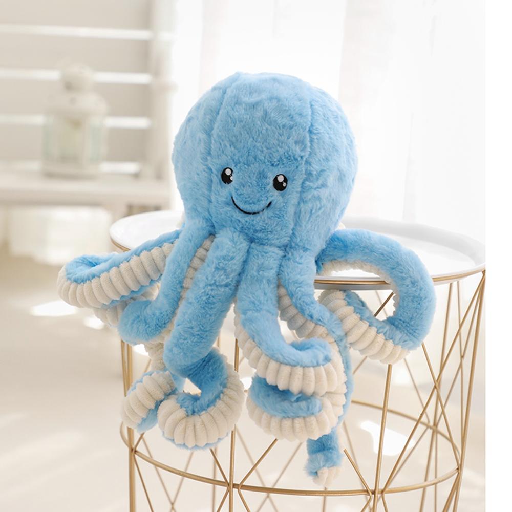 40-80cm Lovely Simulation octopus Pendant Plush Stuffed Toy Soft Animal Home Accessories Cute Animal Doll Children Gifts