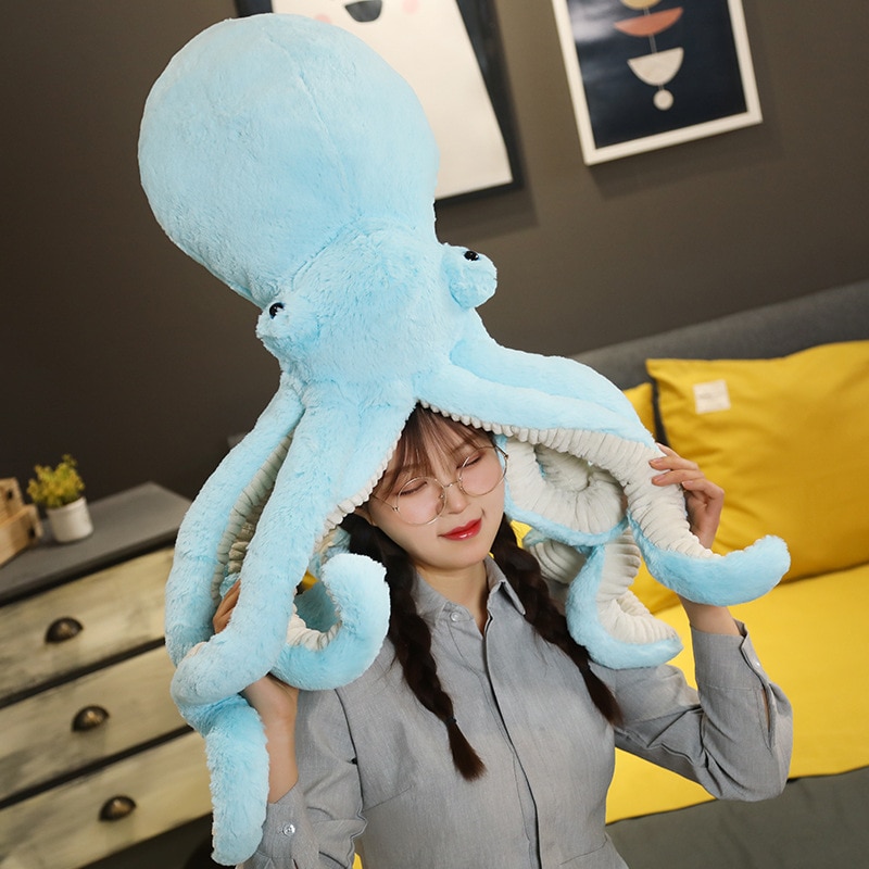 Hot Sale 30/45/65/90cm Lovely Simulation Octopus Plush Stuffed Toy Soft Animal Home Accessories Cute Doll Children Gifts