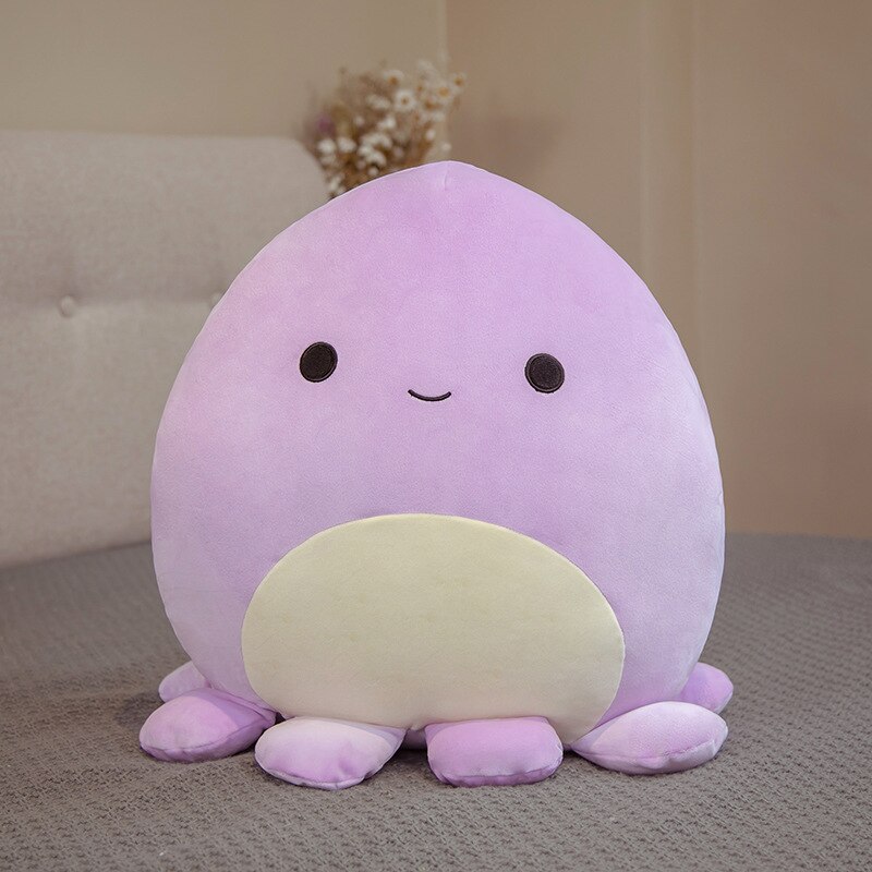 Squish Pillow Plush Toy Animals Doll Kawaii Octopus Soft Cute Pillow Buddy Stuffed Cartoon Cushion Birthday Gifts For Kids Girls