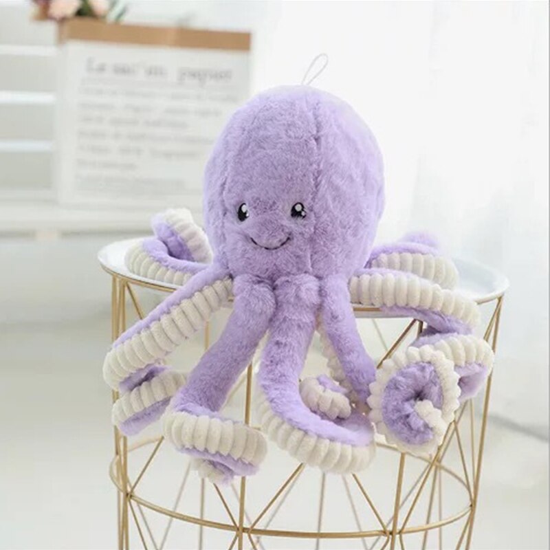 18/40/60/80cm Lovely Simulation Octopus Pendant Plush Stuffed Toy Soft Animal Home Accessories Cute Doll Children Gifts
