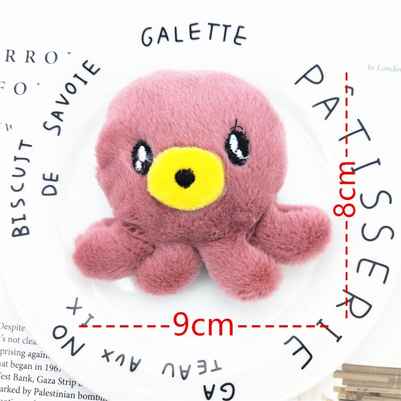 Small Octopus Catnip Toy Cat Toy Cute Plush Japanese Takoyaki Pet Toy With Real Catnip Fillings
