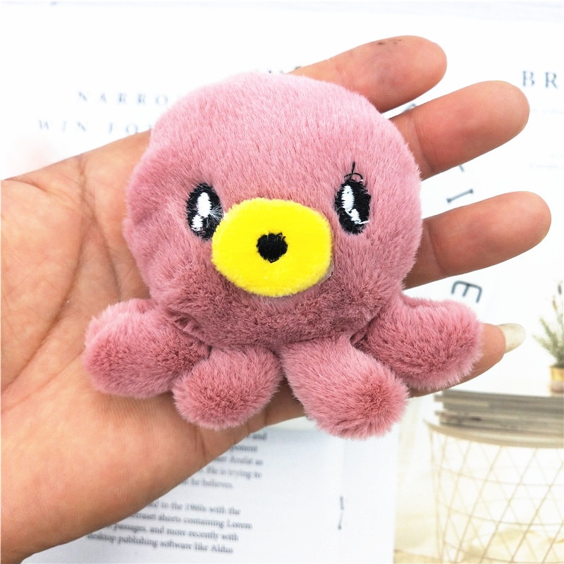 Small Octopus Catnip Toy Cat Toy Cute Plush Japanese Takoyaki Pet Toy With Real Catnip Fillings