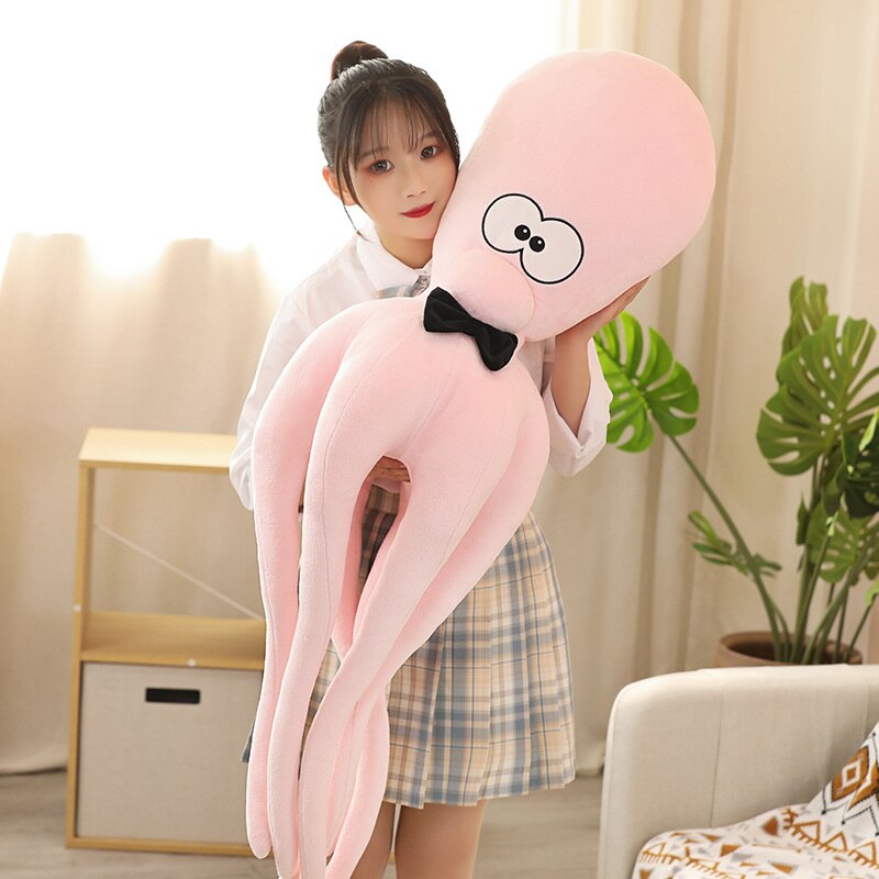 Lovely Simulation Octopus Plush Stuffed Toys Soft Animal Pillow Home Accessories Cute Cartoon Doll Children Gifts