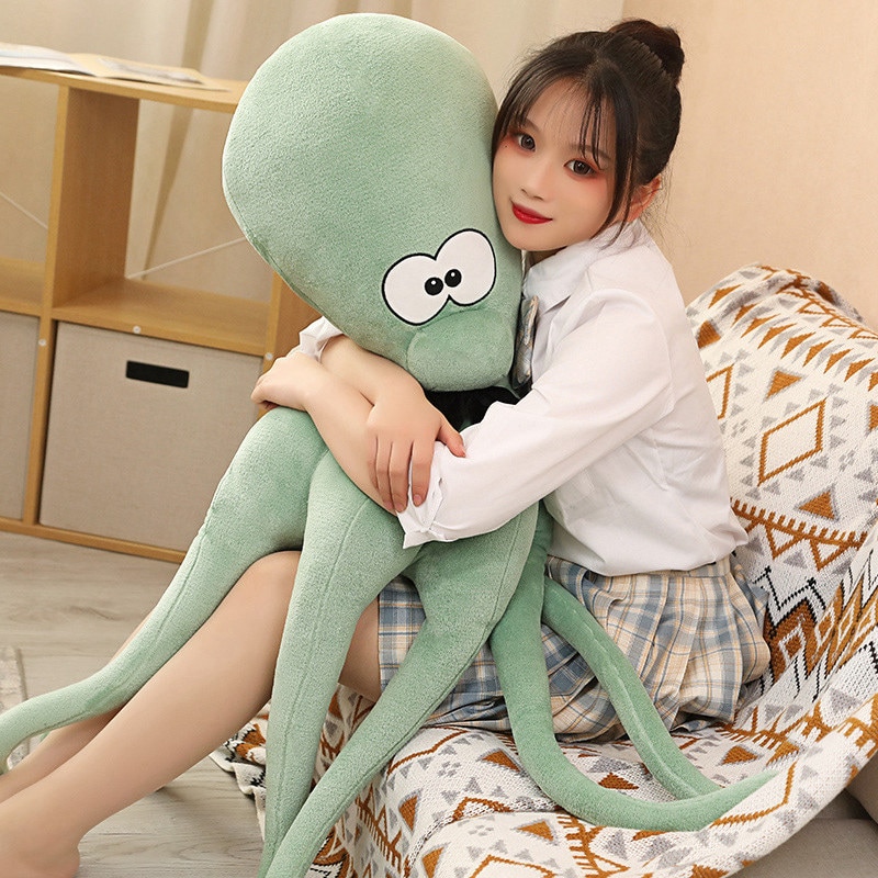 Lovely Simulation Octopus Plush Stuffed Toys Soft Animal Pillow Home Accessories Cute Cartoon Doll Children Gifts
