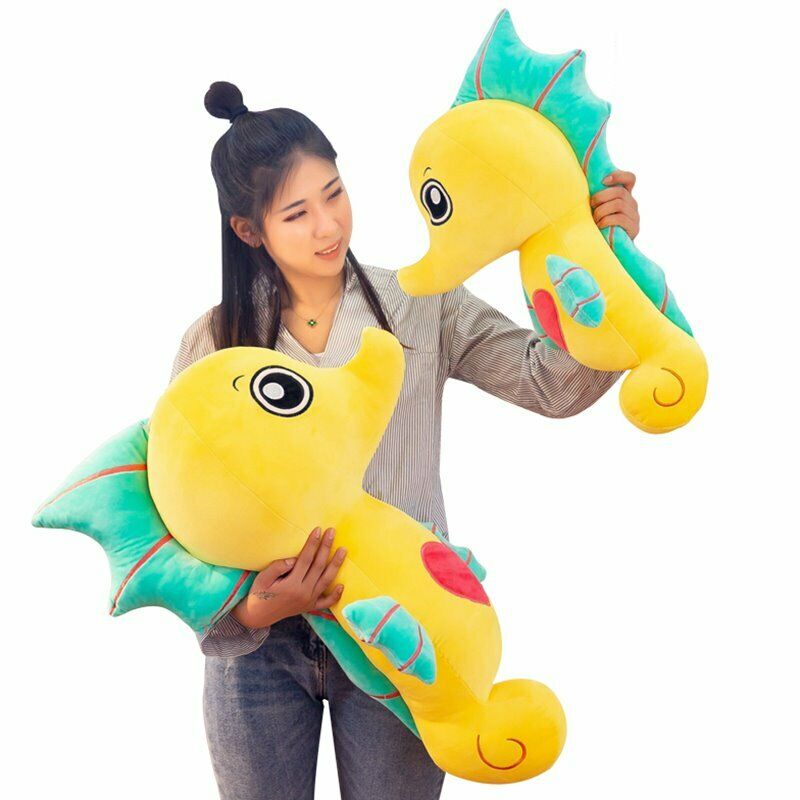 Yellow Seahorse Soft Plush Toy