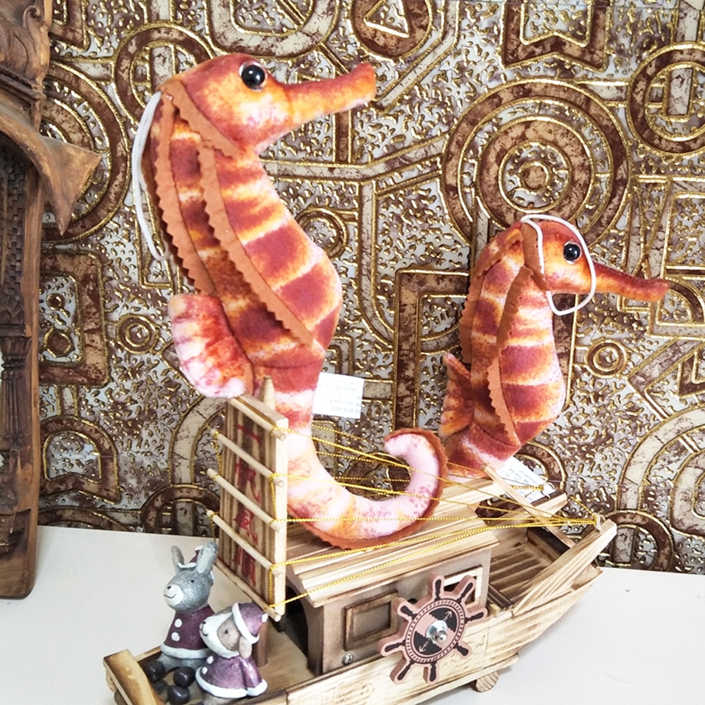Children Stuffed Plush Toy Sea Horse Sea Animals Baby Kids Christmas Birthday Gift