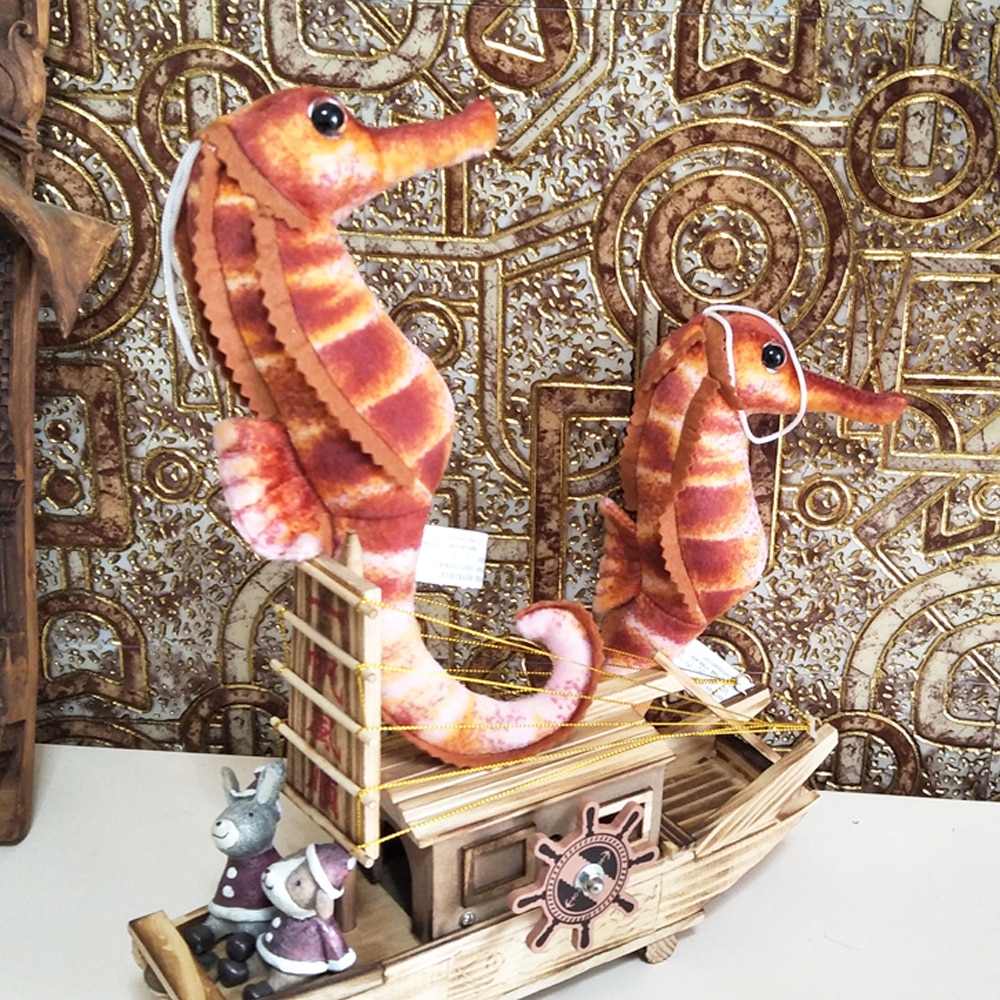 Children Stuffed Plush Toy Sea Horse Sea Animals Baby Kids Christmas Birthday Gift