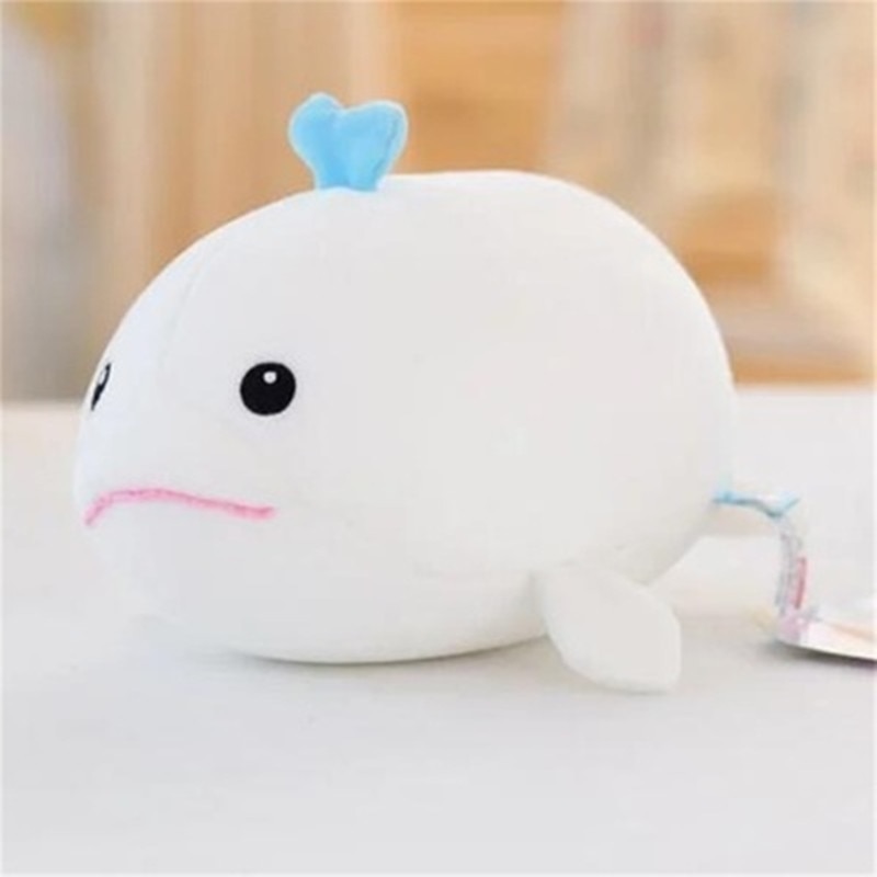 20cm Beluga Whale Soft Stuffed Plush Toy  - World of  plushies