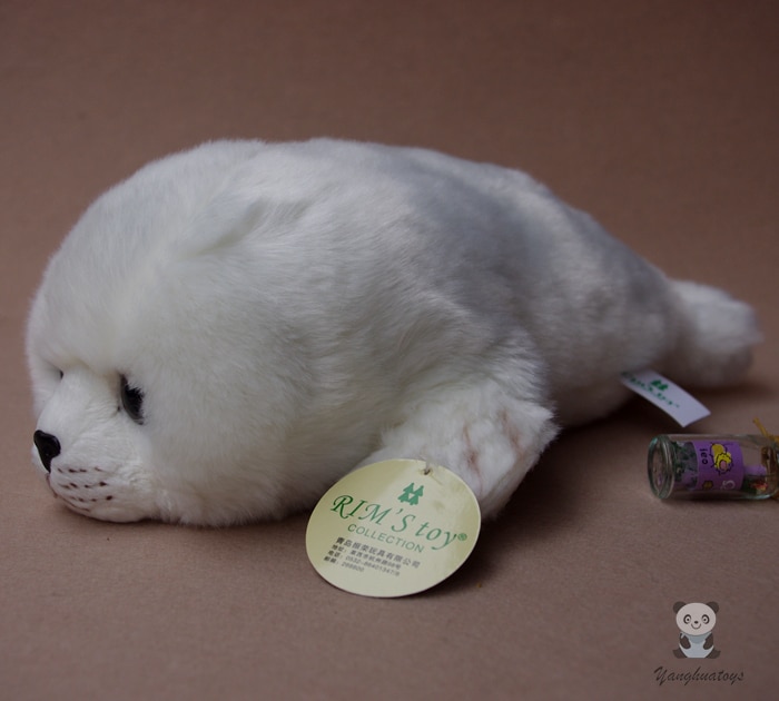 Kids Toys Plush Stuffed Animal White Seal Pups Baby Toy Doll Super Cute