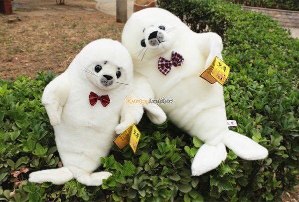 Fancytrader 2015 Novelty Toy! 24'' / 61cm Giant Soft Stuffed Lovely Plush Seal Toy, Nice Gift For Kids, FT50541