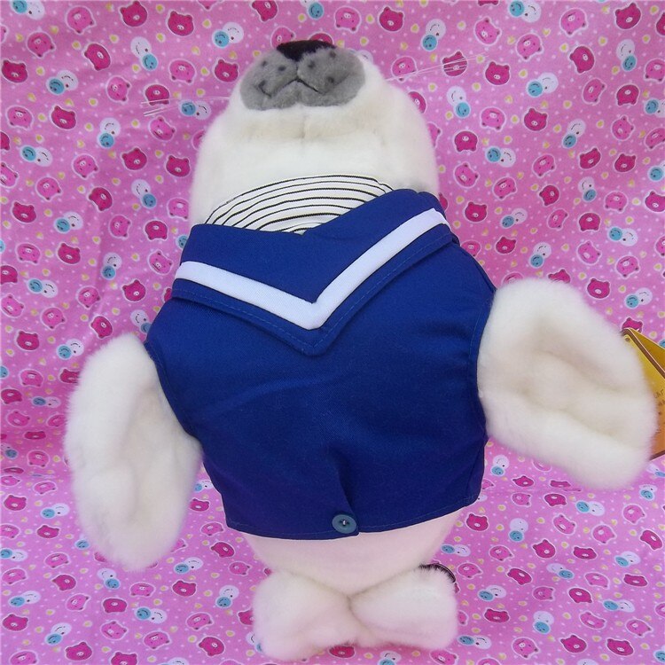 high quality goods large Navy Captain seal about 38cm plush toy soft doll birthday gift b4873