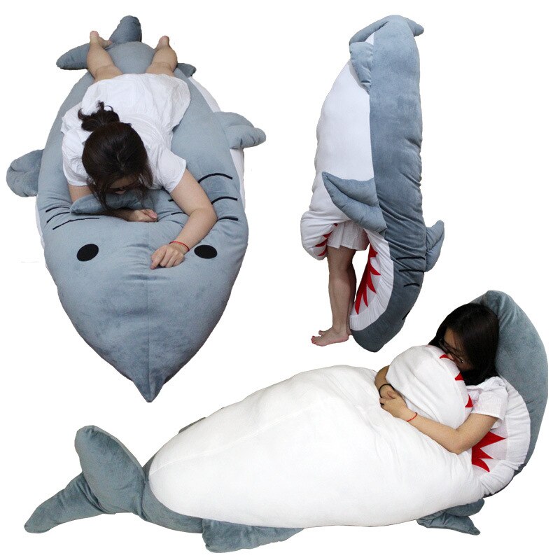 Shark Soft Plush Sleeping Bag -  - World of plushies