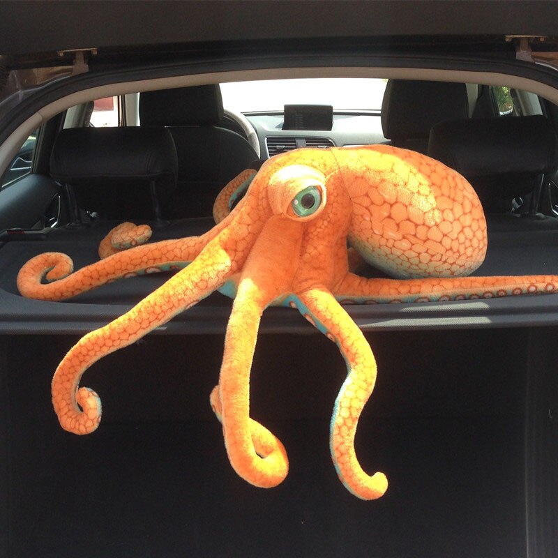 Real Life Big Octopus Doll Octopus Plush Toy Pillow Sea Bottom Animal Doll Creative Realistic Gift 55cm