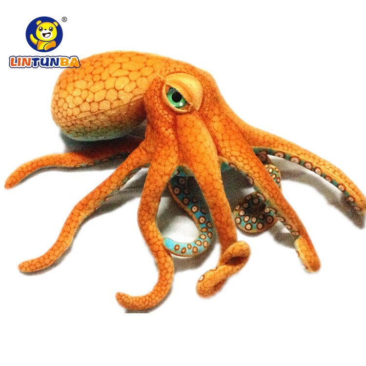 Real Life Big Octopus Doll Octopus Plush Toy Pillow Sea Bottom Animal Doll Creative Realistic Gift 55cm