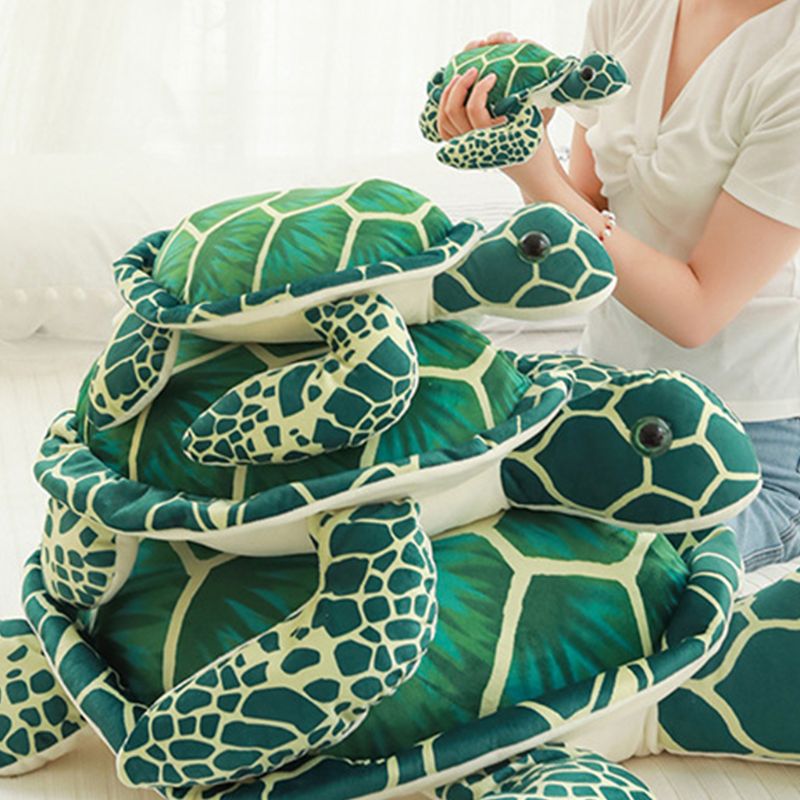 Big Sea Turtle Plush Toys Tortoise Doll Cushion Soft PP Cotton Stuffed Animal Pillow Children Gifts