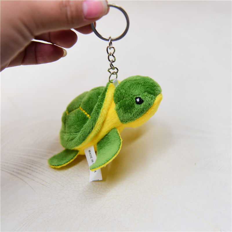 Cute cartoon little tortois soft Popula Sea turtle pendant Exquisite Keychain good quality soft Soothing doll christmas gift