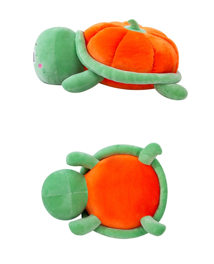 Creative Halloween pumpkin Shell turtle plush toy Stuffed pumpkin tortoise Plushies for Kids Birthday Xmas Gift for Children