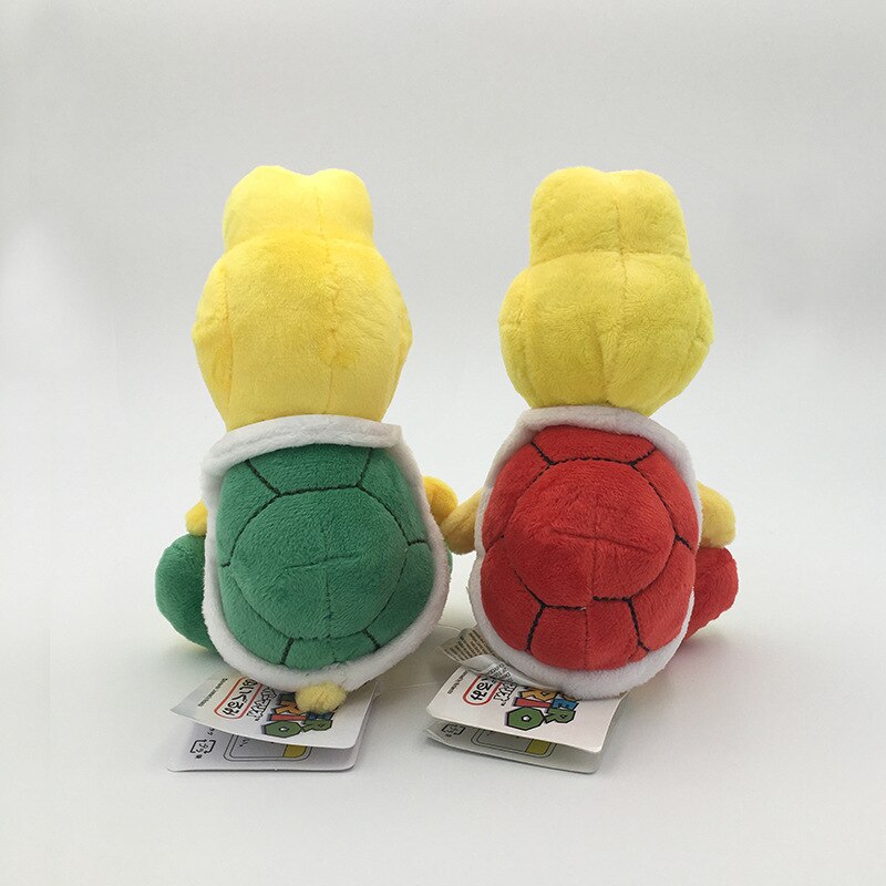 15cm High Soft Red Green Tortoise Turtle Koopa Troopa Plush Doll Toy