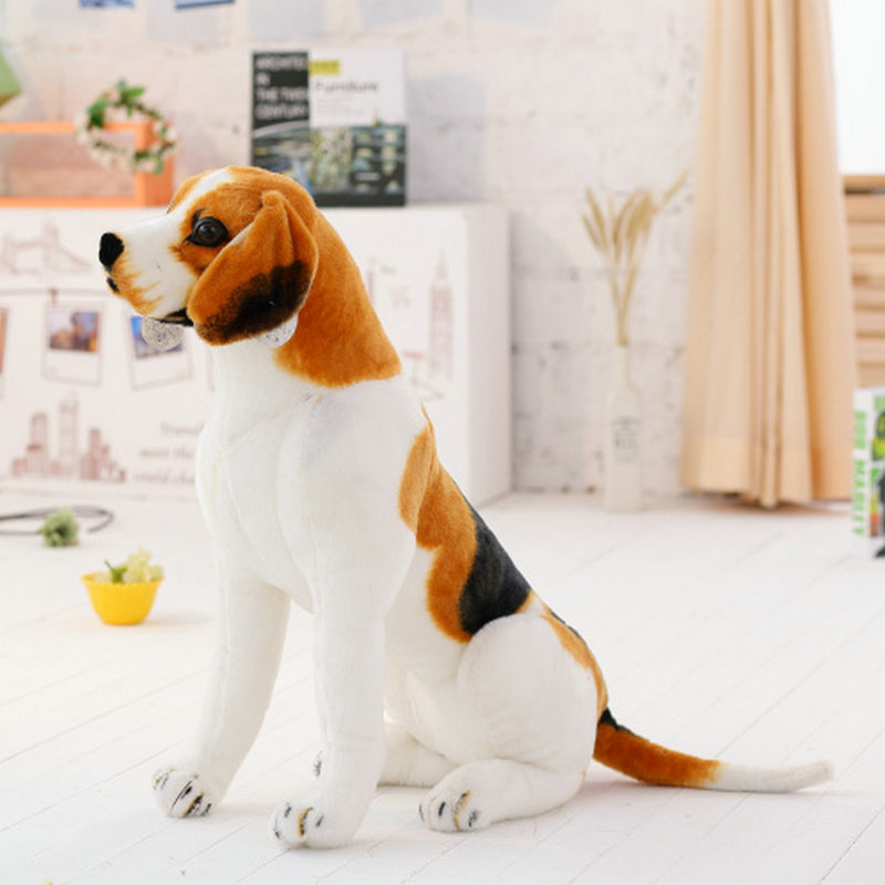 Giant Big Size Beagle Dog Toy Simulation Plush Toys Stuffed Animals Dog Gift For Children Home Decor Pet Store Promotion Mascot