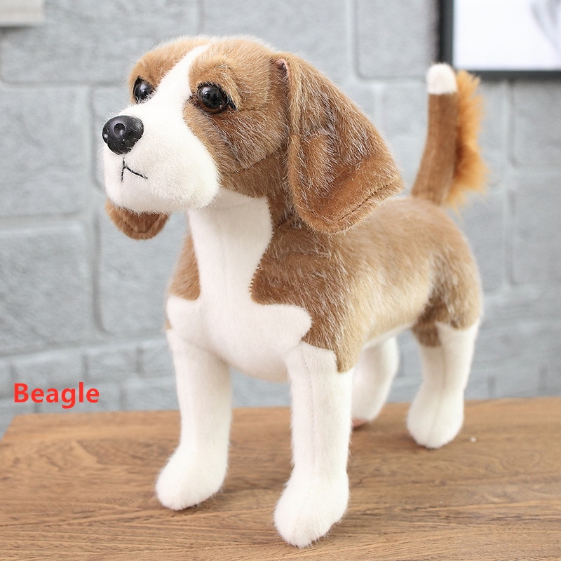 High-end Handmade Simulation Hot Dog Plush Toy Bull Terrier Pet Dog Doll Bull Terrier Chihuahua Beagle Shar Pei Children's Toys