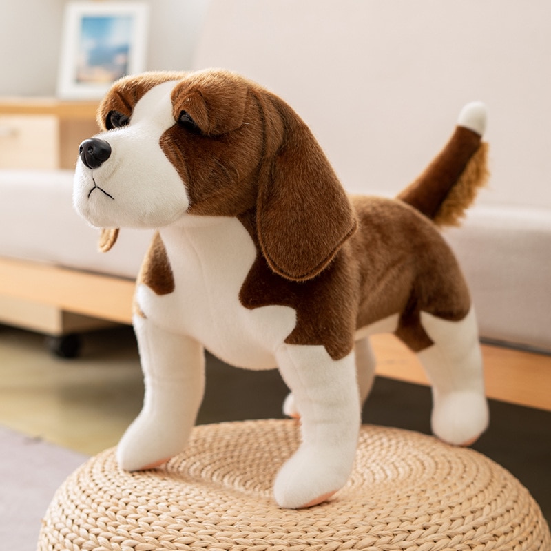 High-end Handmade Simulation Hot Dog Plush Toy Bull Terrier Pet Dog Doll Bull Terrier Chihuahua Beagle Shar Pei Children's Toys