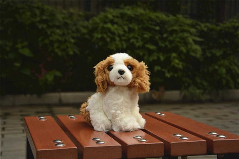 Aurora Puppy Hound Saint Bernard King Charles Spaniel Soft Stuffed Animal Plush Doll Toys Cute Simulation Dog Pets Gifts