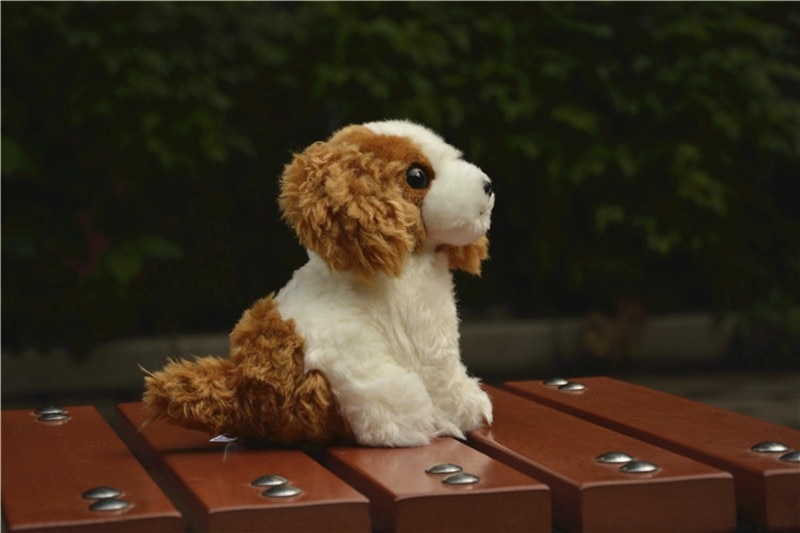 Aurora Puppy Hound Saint Bernard King Charles Spaniel Soft Stuffed Animal Plush Doll Toys Cute Simulation Dog Pets Gifts