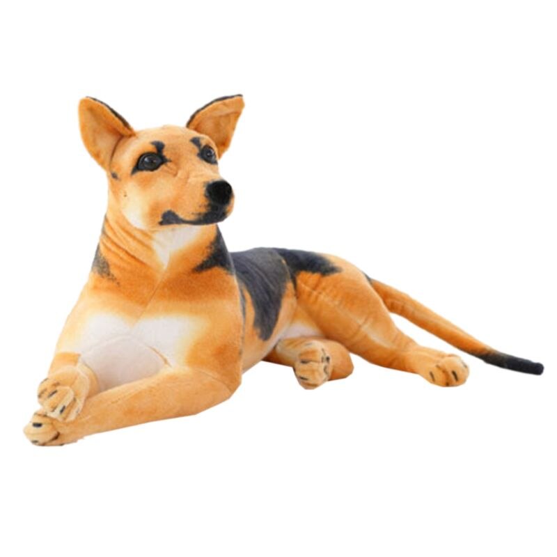 Lifelike Stuffed Animals Pillow German Dog Shepherd Soft Plush Toys Birthday Gift Home Furnishings Cushion