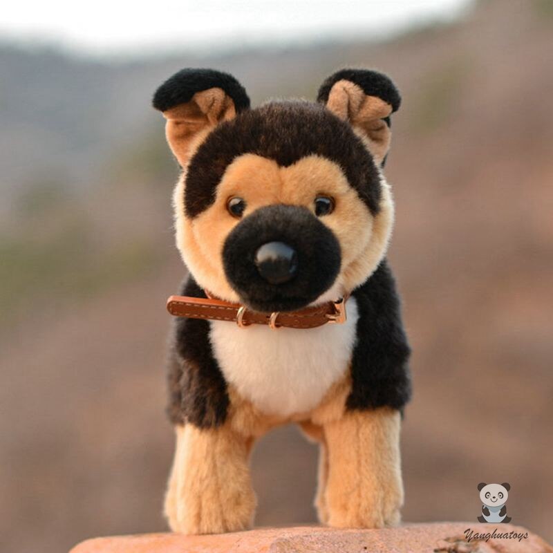 Nice Plush Stuffed Toys For Boys Real Life German Shepherd Dog Dolls Children Birhday Gifts Girl Good Qualitly