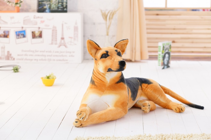 Giant Plush Dog Toy Realistic Stuffed Animals German Dog Shepherd Dog Plush Toys Gift For Children