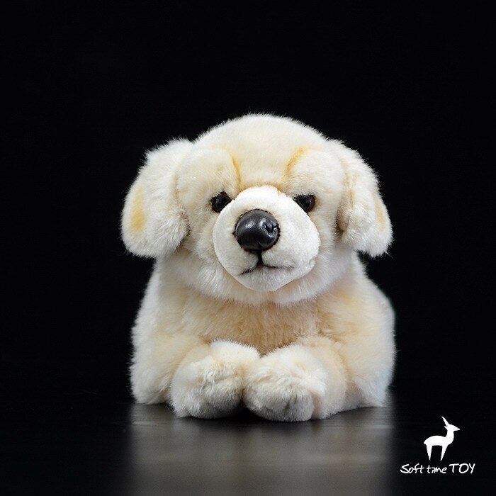 Stuffed Toy Store Golden Retriever Lying Dogs Doll Cute Animal Real Life Plush Toys Baby Pillow