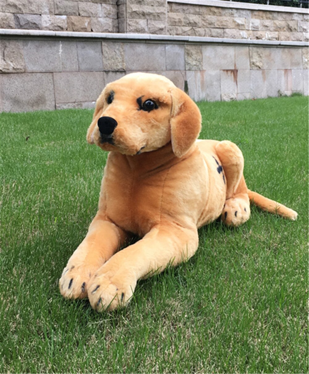 Fancytrader Emulational Labrador Dog Plush Toy Big Stuffed Realistic Animals Dogs Doll 75cm 30inch